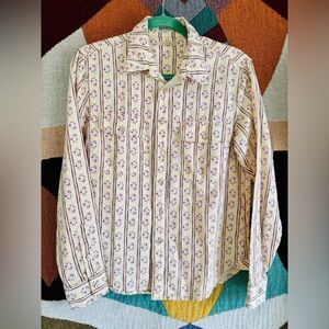 MOTHER Frenchie Button Down Western Style Shirt XS EUC